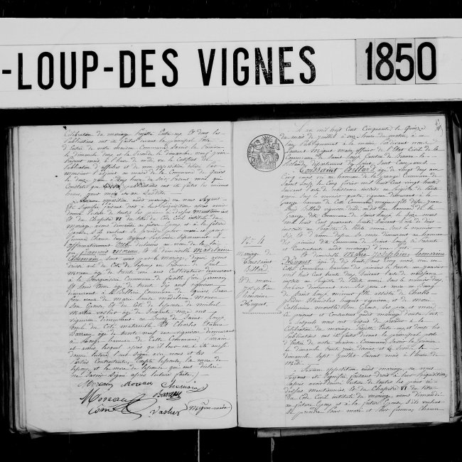 Acte de mariage